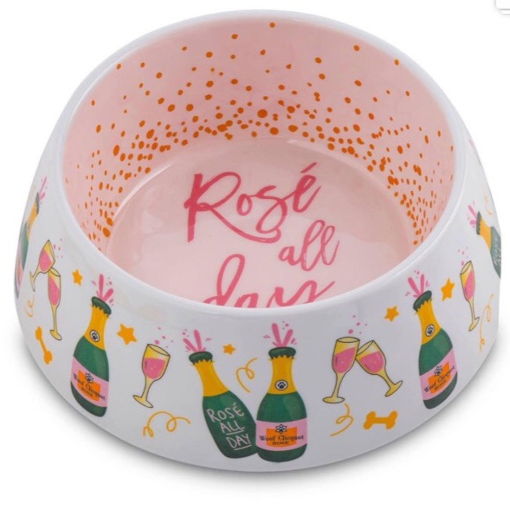 Rose all day pet bowl